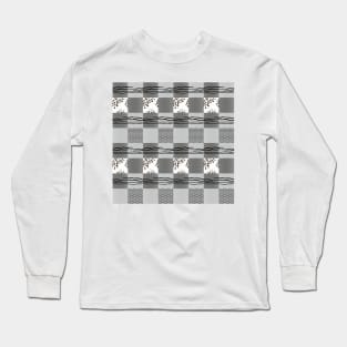 Leopard,zebra,polka dots.Animals skin pattern Long Sleeve T-Shirt